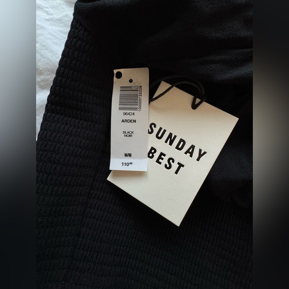 (NEW) Aritzia - Sunday Best Arden Dress Black - Picture 4 of 8